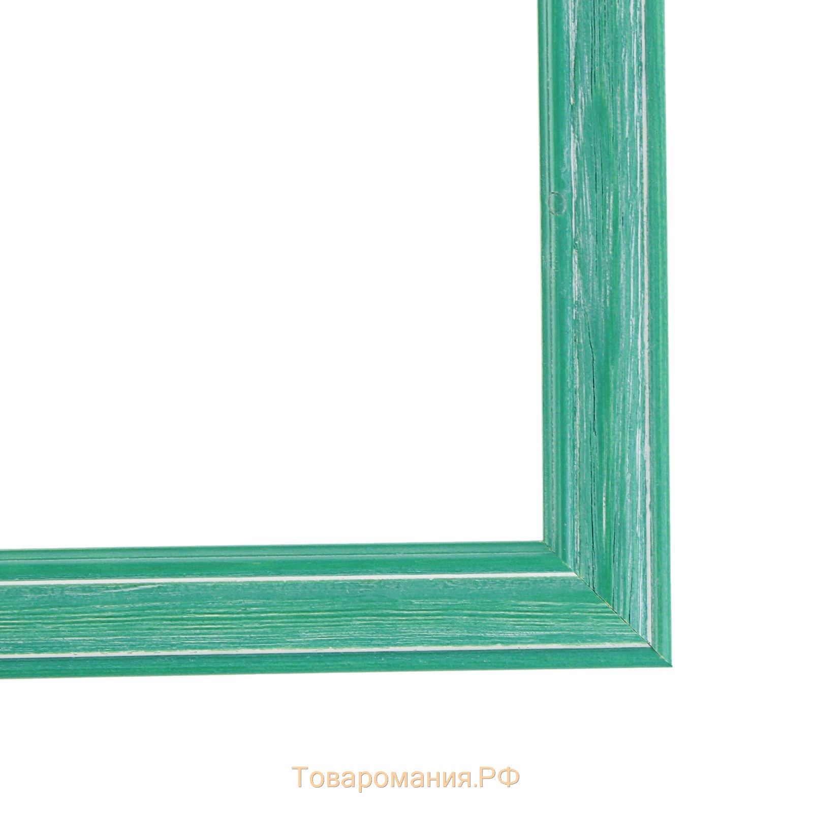 Рама для картин (зеркал) 30 х 40 х 4,2 см, дерево, Polina, зеленая