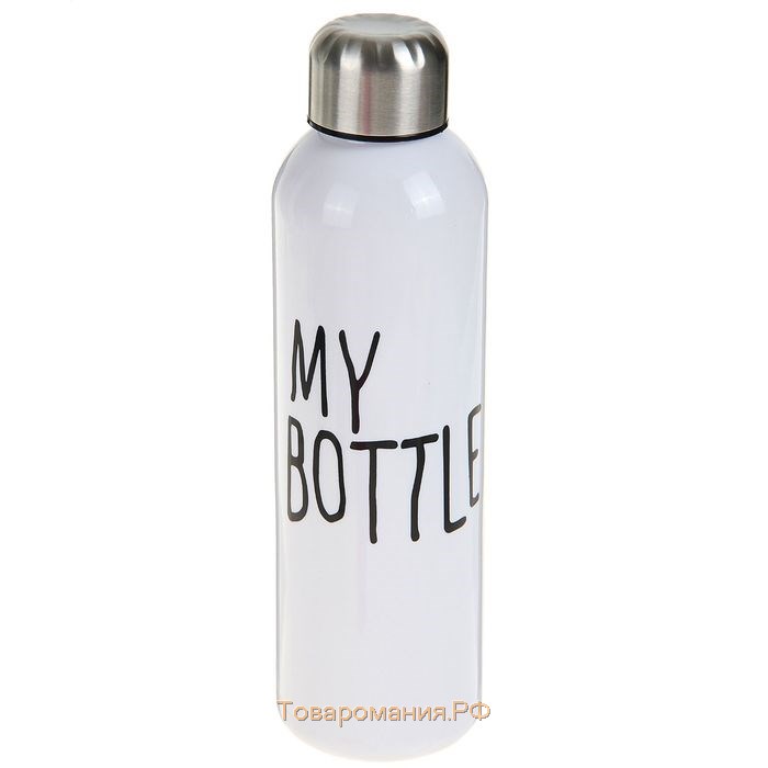 Бутылка для воды, 500 мл, My bottle, 21.5 х 6.5 см, микс