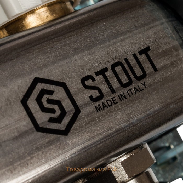 Коллекторная группа STOUT SMS 0917 000004, 1"х3/4", 4 выхода, с расходомерами, нерж. сталь