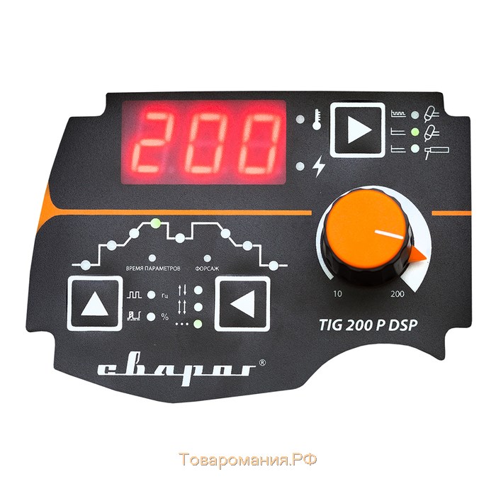 Инвертор сварочный "СВАРОГ" TIG 200 P DSP "PRO" W212, 8 кВт, 200А, 220В