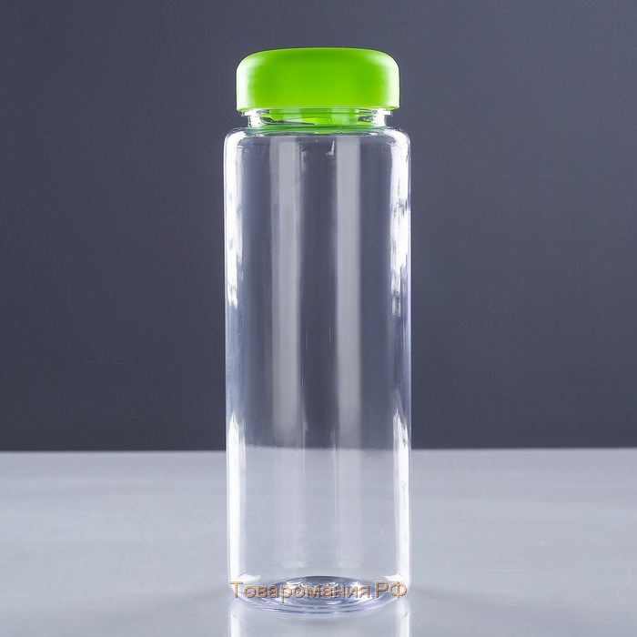 Бутылка для воды, 500 мл, 19 х 6 см, микс