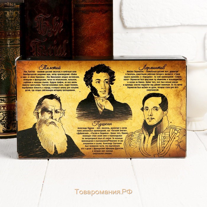 Головоломка металлическая «Загадки Великих писателей», набор 3 шт.