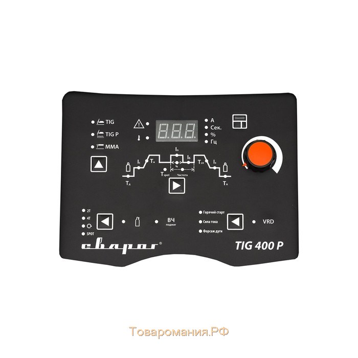 Инвертор сварочный "СВАРОГ" TIG 400 P TECH (W322), 380 В, 17.9 кВА, 5-400 А, d=1-5 мм