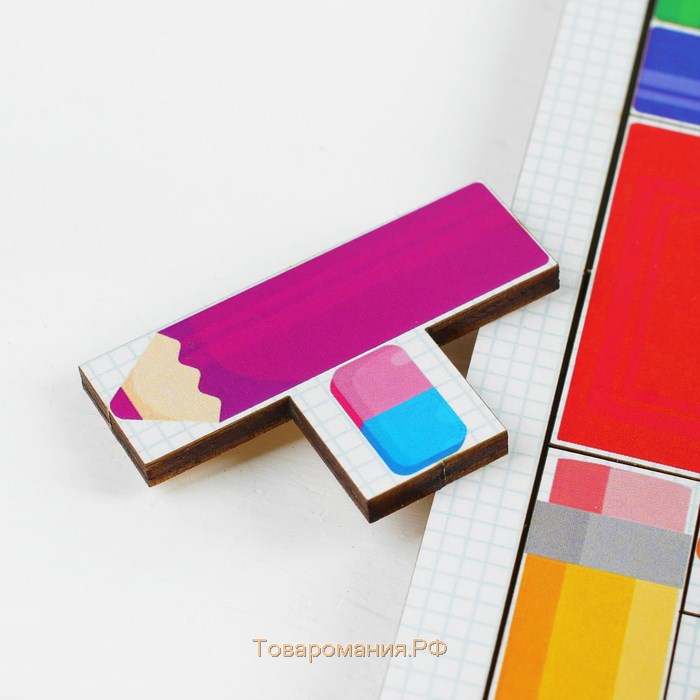 Головоломка-конструктор «Цветные карандаши», малая
