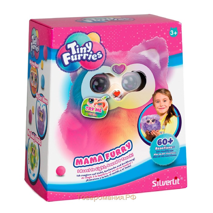 Интерактивная игрушка Mama Tiny Furry Pinky