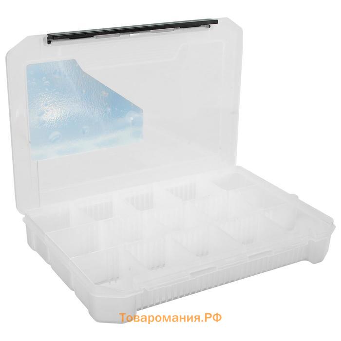 Коробка для приманок КДП-3, 27 х 17.5 х 4 см, прозрачная