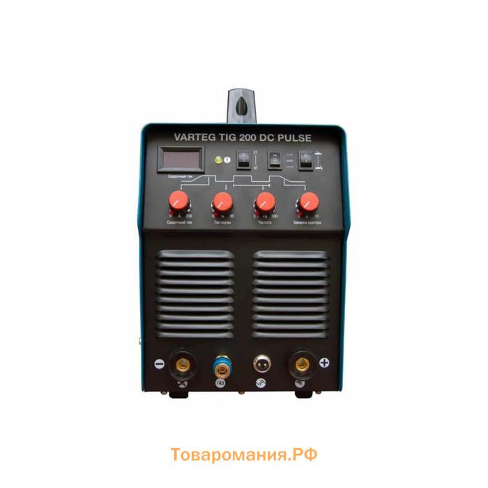 Аргонодуговой инвертор VARTEG TIG200DC PULSE, 220 В, 10-200 А