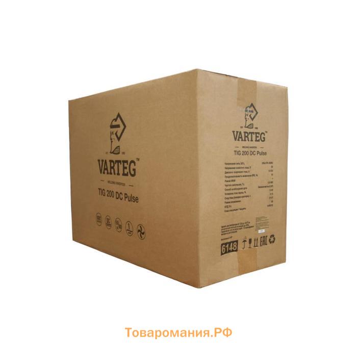 Аргонодуговой инвертор VARTEG TIG200DC PULSE, 220 В, 10-200 А