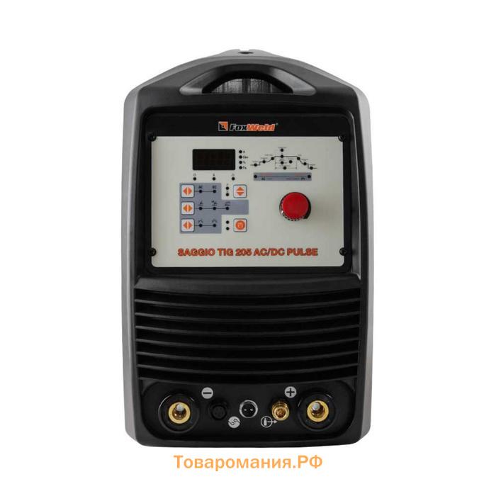 Аргонодуговой инвертор FoxWeld SAGGIO TIG 205 AC/DC PULSE, 230 В, 10-200 А