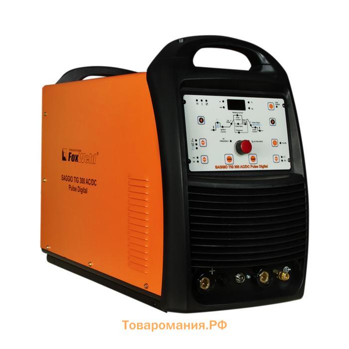 Аргонодуговой инвертор FoxWeld SAGGIO TIG 300 AC/DC PulseDigital, 400 В, 10-200 А