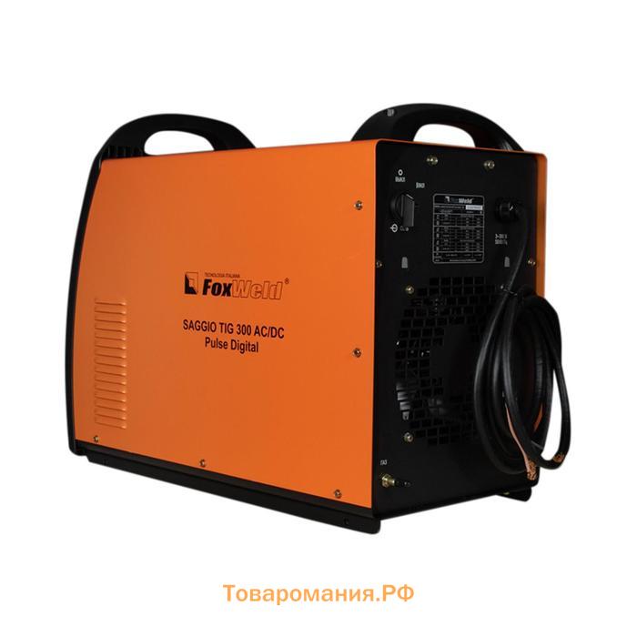 Аргонодуговой инвертор FoxWeld SAGGIO TIG 300 AC/DC PulseDigital, 400 В, 10-200 А