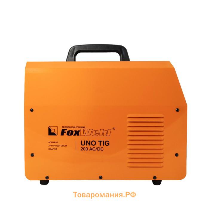 Аргонодуговой инвертор FoxWeld UNO TIG 200 AC/DC, 230 В, 15-200 А