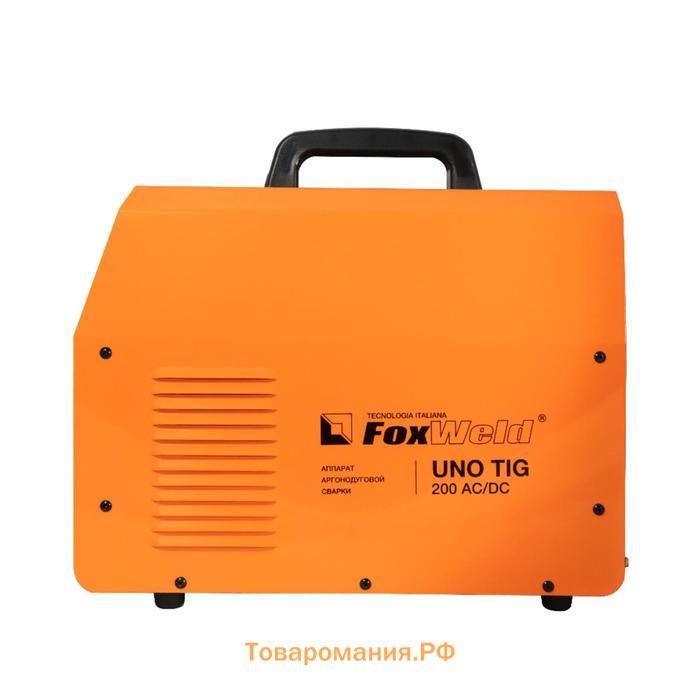 Аргонодуговой инвертор FoxWeld UNO TIG 200 AC/DC, 230 В, 15-200 А