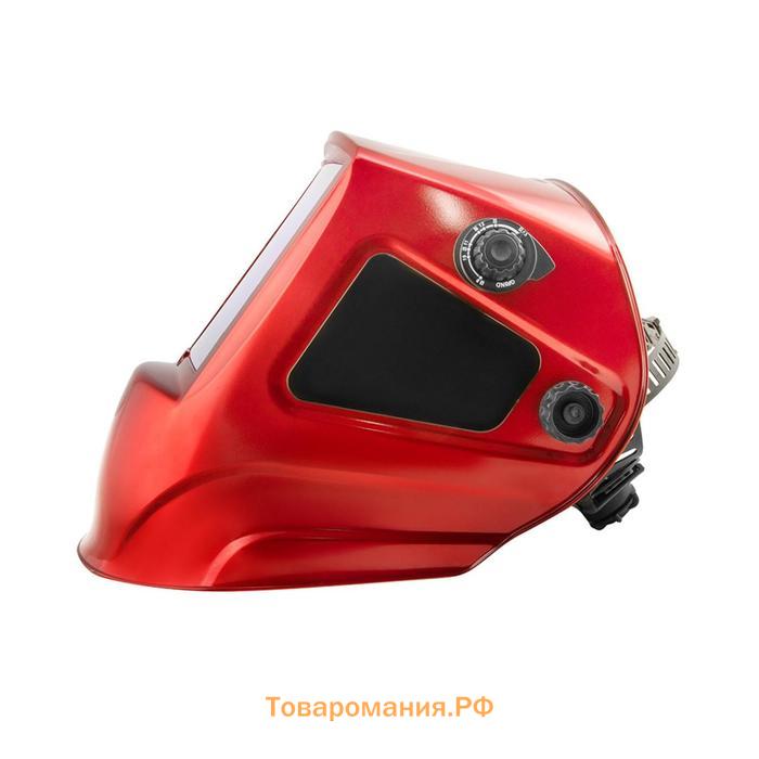 Маска сварщика FoxWeld FOXCRAFT "магма", фильтр 9700V-133х114 мм, питание: CR2032+солн.бат.