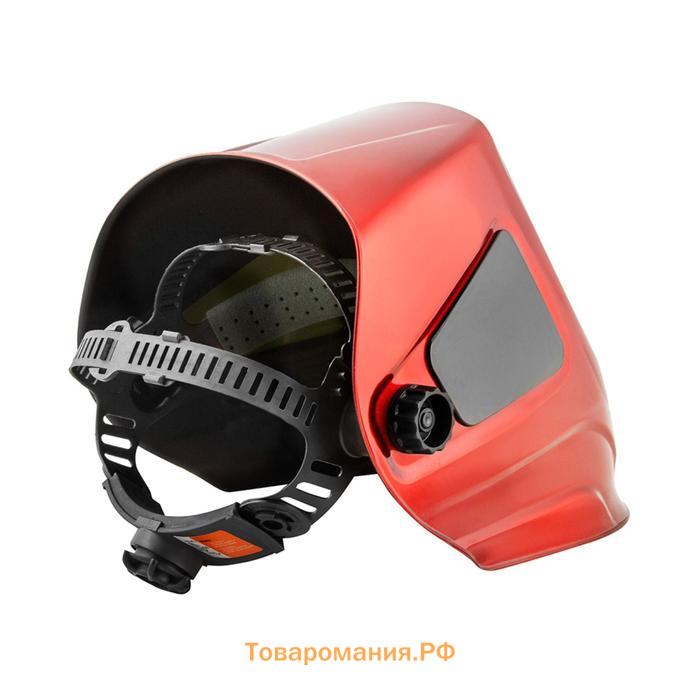 Маска сварщика FoxWeld FOXCRAFT "магма", фильтр 9700V-133х114 мм, питание: CR2032+солн.бат.