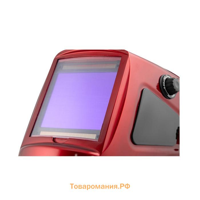 Маска сварщика FoxWeld FOXCRAFT "магма", фильтр 9700V-133х114 мм, питание: CR2032+солн.бат.