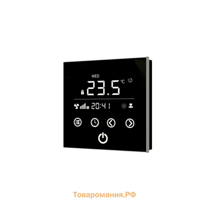 Регулятор VARMANN Vartronic, 220 В, программируемый, настенный, регулировка 7-50°С, черный