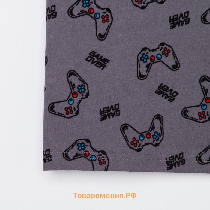 Пижама мужская KAFTAN "Game" размер 56, серый