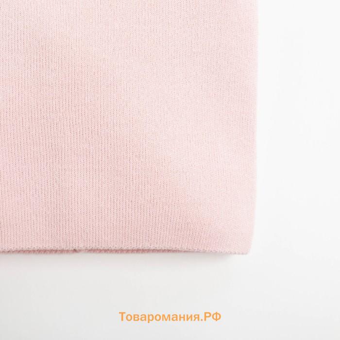 Шапка для девочки, цвет светло-розовый, размер 50-52