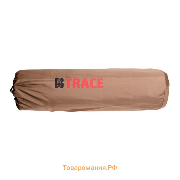 Ковер самонадувающийся BTrace Warm Pad Double, 188х130х5 см, цвет коричневый