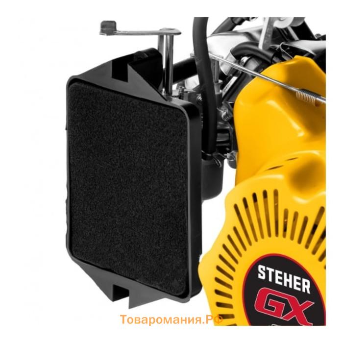 Генератор бензиновый STEHER GS-1500, 4Т, 220 В, 1200 Вт, 4 л.с., ручной стартер, 4.4 л