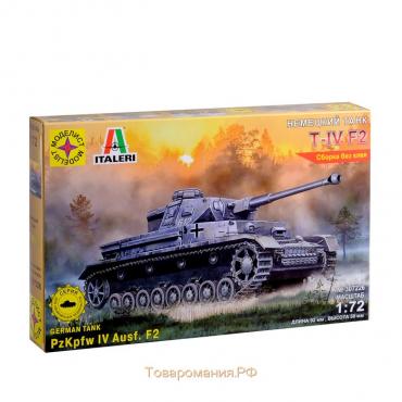 Сборная модель «Немеций танк Т-IV F2» Моделист, 1/72, (307226)