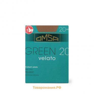 Колготки женские Omsa Green, 20 den, размер 2, цвет beige