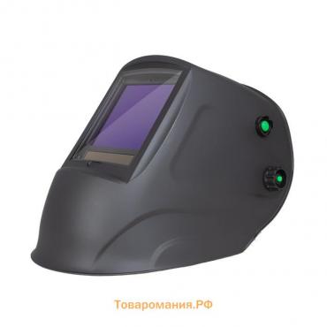 Маска сварщика FoxWeld "КОРУНД-Х" SYNERGY, фильтр MEGA LED2, 100х67 мм, Питание: 2хCR2450