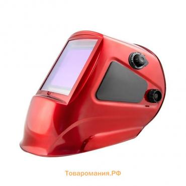 Маска сварщика FoxWeld FOXCRAFT "магма", фильтр 9700V-133х114 мм, питание: CR2032+солн.бат.