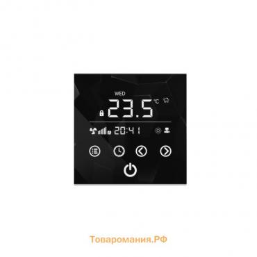 Регулятор VARMANN Vartronic, 220 В, программируемый, настенный, регулировка 7-50°С, черный