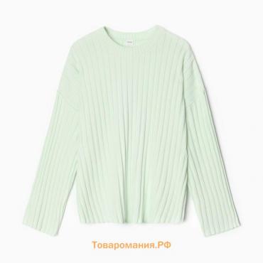 Джемпер вязаный женский MINAKU:Knitwear collection цвет фисташковый, р-р 54-56